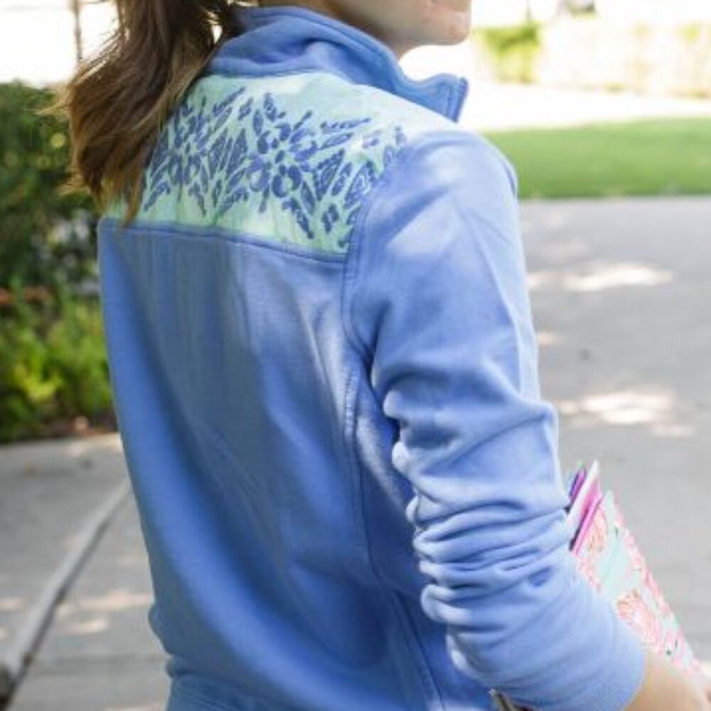 Vineyard Vines Embroidered Shep Shirt, Bluebell and Mint, 100% Cotton, Large